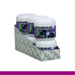 CREMA M. BIOVERDE® ACEITE DE SEMILLA DE UVA SIXPACK 6x60g Clave:3138