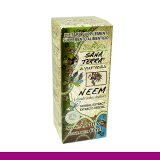 EXTCTO.V. SANA TERRA® NEEM CJA.FCO.60ml Clave:3735