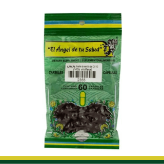 CAPS.B. SEMILLA DE UVA (Aceite de ) BSA.60pz Clave:2355