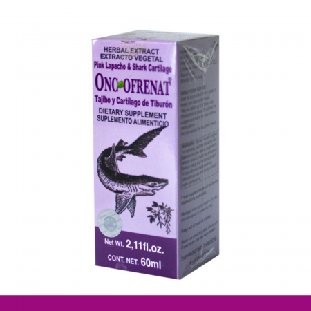 EXTCTO.V. ONCOFRENAT® TAJIBO Y CARTILAGO DE TIBURON CJA.FCO.60ml Clave:3841