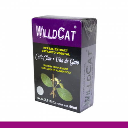 EXTCTO.V. WILLDCAT® UÑA DE GATO CJA.FCO.60ml Clave:3920
