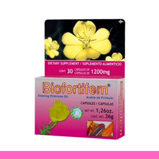 CAPS.B. BIOFORTIFEM® ACEITE DE PRIMULA CJA.30pz Clave:2118