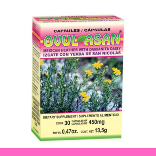 CAPS.D. OVULASAN® IZCATE Y SAN NICOLAS CJA.30pz Clave:2220