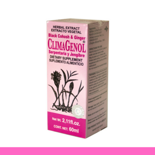 EXTCTO.V. CLIMAGENOL® SERPENTARIA Y JENGIBRE CJA.FCO.60ml Clave:3846