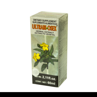 EXTCTO.V. ULTRABIOSEX® DAMIANA DE CALIFORNIA Y CAYENE CJA.FCO.60ml Clave:4007