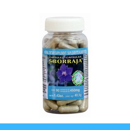 CAPS.D. BIOBORRAJA® HOJAS DE BORRAJA FCO.90pz Clave:2104