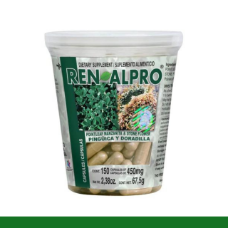 CAPS.D. RENALPRO® PINGÜICA Y DORADILLA VASO 150pz Clave:2066