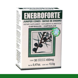 CAPS.D. ENEBROFORTE® BAYAS DE ENEBRO CJA.30pz Clave:2067