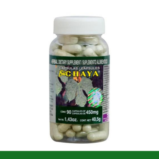 CAPS.D. BIOCHAYA® HOJAS DE CHAYA FCO.90pz Clave:2082