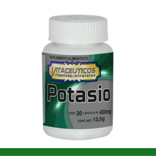 CAPS.D. VITACEUTICOS® POTASIO FCO.30pz Clave:2519