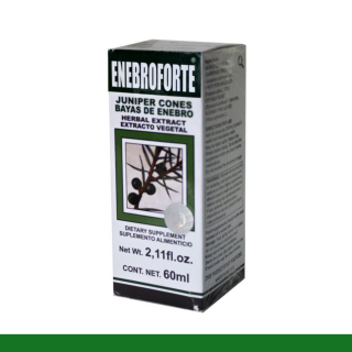 EXTCTO.V. ENEBROFORTE® BAYAS DE ENEBRO CJA.FCO.60ml Clave:3914