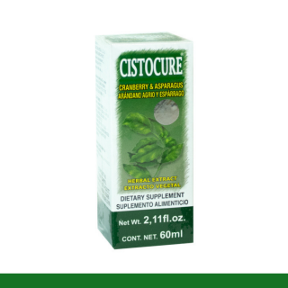 EXTCTO.V. CISTOCURE® ARANDANO AGRIO Y ESPARRAGO CJA.FCO.60ml Clave:3938