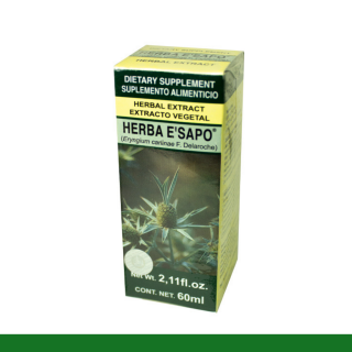 EXTCTO.V. HERBA E' SAPO® HOJAS DE ESTRELLITA CJA.FCO.60ml Clave:3951