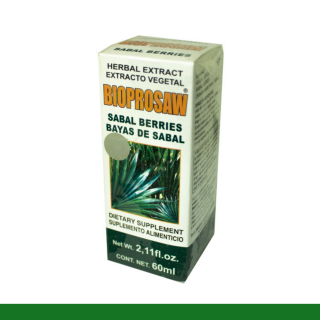 EXTCTO.V. BIOPROSAW® BAYAS DE SABAL CJA.FCO.60ml Clave:3956