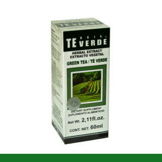 EXTCTO.V. HOJA VERDE® TE VERDE CJA.FCO.60ml Clave:3993